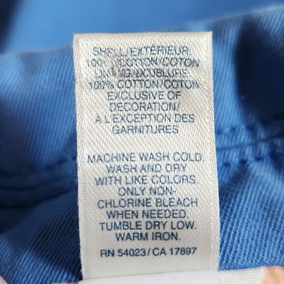 Old Navy Womens Blue Single Button Blazer Size XL Pockets Distressed 3/4 Sleeves - Picture 13 of 15